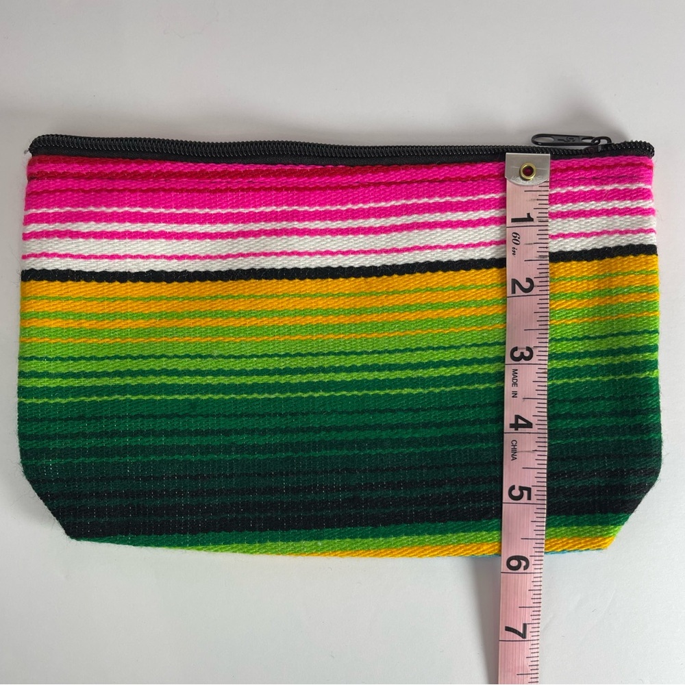 Serape zipper pouch coin purse cosmetic pouch - Picture 5 of 7